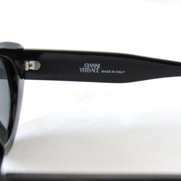 VERY RARE! AUTHENTIC VTG 1990’S GIANNI VERSACE BLACK DESIGNER SUNGLASSES CZ - Picture 9 of 15